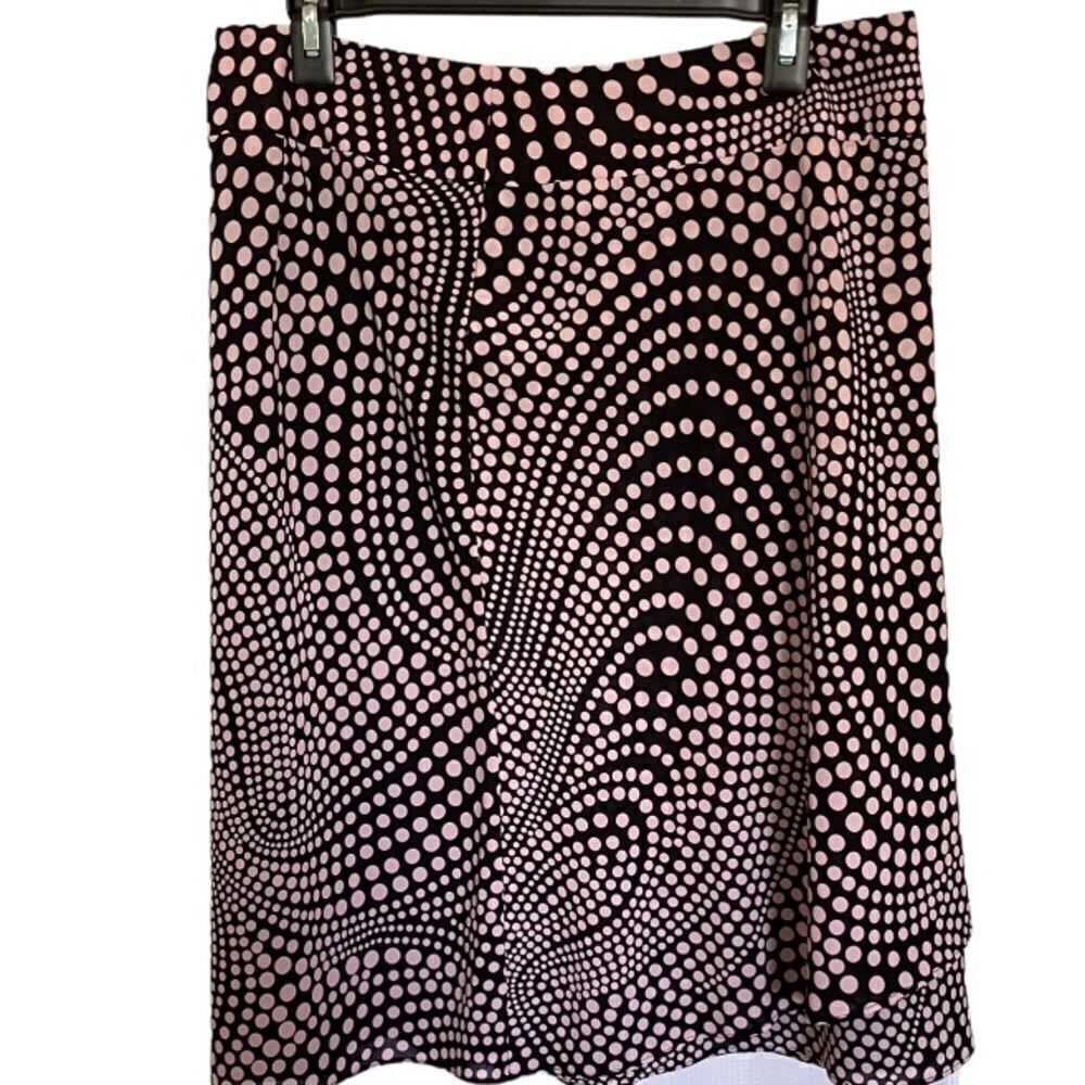 Anne Klein Black & Pink Skirt, Size 10